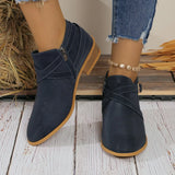 Purpdrank  Women Ankle Boots Autumn Square Heel Platform Sexy Shoes for Women New Fashion Winter Fashion Boots Women Zapatos De Mujer