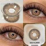 Purpdrank  2Pcs Soft Lenses Blue Contacts Gray Lenses Yearly Fashion Color Contact Lenses for Eyes Beauty Eye Color Makeup Pupils