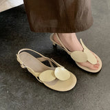 Purpdrank   NEW Summer Women Sandals Genuine Leather Shoes for Women Open Toe High Heels Shoes Modern Sandals Buckle Strap Flip-flops