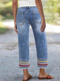Purpdrank  Women High Waist Wide Leg Pants Hole Straight Pants Jeans Casual Trendy Trousers 2026 Spring Autumn New Denim Trousers