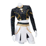 Purpdrank  Zoey Cosplay Costume Wig Shoes Black Coat Singing Suit Song-Promotion Costume Women Halloween Party Role Playing Outfit