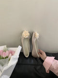 Purpdrank  Shoes Woman 2025 Ballet Flats Modis Female Footwear Clogs Platform Increas Height New Ballerinas Comfortable Cute Dress Summer