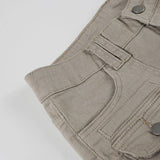 Purpdrank  Vintage Grey Low Rise Denim Pants Retro Pocket Patchwork Slim-fitting Micro-flared Jeans for Women Casual Streetwear y2k
