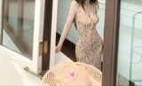 Purpdrank  French small floral dress women's summer square collar waist length short suspender skirt