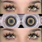 Purpdrank  1Pair Colored Contact Lenses for Eyes Gray Pupils Lens Fashion Blue Eye Contacts Green Lenses Brown Lenses Yearly