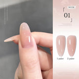 Purpdrank  10ML 6-Color God Girl Nail Polish Gel Nude Pink Glitter Gel Varnish Soak Off UV/LED Gel Polish For Manicure Home Salon DIY