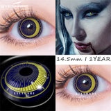 Purpdrank  2pcs Cosplay Colored Contact Lenses Anime Blue Red Eyes Lenses Halloween Green Makeup Eyes Contact Crazy Lens Yearly