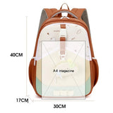Purpdrank  Fashion Cute Backpack Lightweight Large Capacity School Bag Nylon Material Waterproof School Backpack for Boy Gril