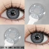 Purpdrank  1pair Gray Color Contact Lenses For Eyes Colored Lenses Blue Lenses Natural Colorful Brown Contact Lenses Yearly Use