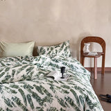 Purpdrank  New 100% Cotton Floral Print Bedding Sets Cozy Skin Friendly Soft Comforter Set Naked Sleeping Textile Supplies for All Seasons