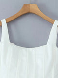 Purpdrank  Sexy backless white mini summer dress women elegant folds evening short dresses woman bodycon prom birthday party dress vestidos