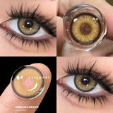 Purpdrank  2pcs Contact Lenses Colored Contacts Beautiful Pupil Natural Contact Lenses for Eyes Color Yearly Cosmetic Contact Lens