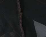 Purpdrank  Sexy Ruched Wire Bra Coffee Plaid Camis Women Spliced Black Mesh Waist Back Zipper Crop Top Camisoles Bra Tank Vest