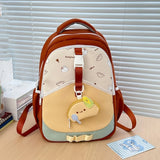 Purpdrank  Fashion Cute Backpack Lightweight Large Capacity School Bag Nylon Material Waterproof School Backpack for Boy Gril