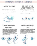 Purpdrank  1 Pair Colored Contact Lenses for Eyes Natural Look Brown Lenses Blue Lenses Gray Eye Contact Fashion Lenses