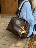 Purpdrank  Vintage Designer Luxury Women Tote Bag Casual Lage Capacity Female Shoulder Bag High Quality PU Leather Ladies Handbags
