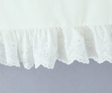 Purpdrank  Y2K Spliced Embroidery Lace Ruffles Hem Package Hips Mini Skirt Sexy Low Waist Short Skater Skirts With Shorts Lining Black