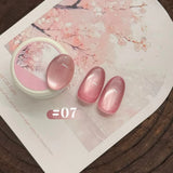 Purpdrank  TC Pure Lust Golden Light Heroine Cat Eye Gel Nail Polish New Whitening Ice Transparent Super Flash Nail Art Nail Supplies