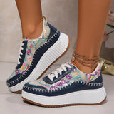 Purpdrank  Punk Mixed Color Platform Sneakers for Women 2025 Fashion Thick Bottom Vulcanized Shoes Woman Cozy Non Slip Walking Shoes 43