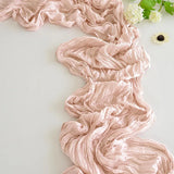 Purpdrank   2 Pcs Solid Color Wedding Table Runner American Party Banquet Decoration Long Tablecloth Super Soft Easy-Care Home Textile