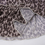 Purpdrank  Sweet Patchwork Leopard Print Halter Top See Through Sexy Slim Lace Trim Camis Tops Women Summer Fashion Streetwear Lady