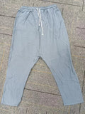 Purpdrank  Women Casual Drawstring Pockets Drop Crotch Baggy Long Trousers Harem Pants Fall Winter Home Lazy Pants Simple Streetwear Ethnic