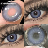 Purpdrank  1 Pair Colored Contact Lenses for Eyes Blue Eye Lenses Gray Pupil Lenses Green Eye Natural Brown Lens Beauty Makeup