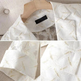 Purpdrank  Summer New Lace Short Thin Hollow Outside Cardigan Suit Jacket Jacket Women White Blazer Women Woman Office Hollow Out