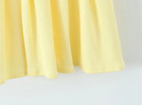 Purpdrank  Cute Youthful Doll Collar Pleated Short Skirt Women's Fashion Mini Dress Bubble Sleeve Waist Cinched College Style Chic
