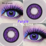 Purpdrank  Pink Colored Contacts Lenses with Degree Yearly Blue Colorcon Cosplay Cosmetic Anime Pupils Colorful Contact for Eye
