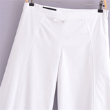 Purpdrank  Spring New Women's Fashion Style Casual Loose Versatile Mid Waist Wide Leg Pants