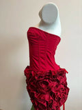 Purpdrank  Off Shoulder Sexy Dress New Year Party Dresses Women Luxury Red Mini Lace Up Elegant Dress