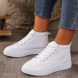 Purpdrank  Flats Women Ankle Sneakers Running Designer Sport Shoes Lace Up Autumn Casual Shoes Trend Leather Walking Zapatillas Mujer