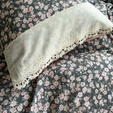Purpdrank  Korean Princess Style Pastoral Floral Lace 100% Cotton Single Queen King Bedding Set Duvet Cover Flat/Fitted Sheet Pillowcases