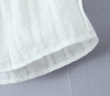 Purpdrank  White Spliced Lace Strap Open Buttons Slit Front Sexy Corset Women Summer Tank Tops Lacing up Bandage Bow Waist Crop Top