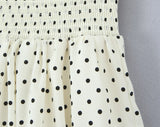 Purpdrank  Summer Sweet Polka Dot Print Mini BUD Skirt Women Elastic Waist Ball Gown Swing Skater Short Skirts Party Girl Beige Black