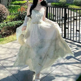 Purpdrank  French Sweet Elegant Women 2 Piece Set Aesthetic Lace Splice Embroidery Tops + Design Skirt Fashion Korea Style Outfits Summer