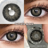 Purpdrank  2pcs Fashion Colored Contact Lenses High Quality Gray/ Brown Contact Lens Blue Eyes Contacts Yearly Green Makeup Lenses
