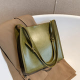 Purpdrank  Quality Women Tote Bags Shiny Leather Shopper Shoulder Bag Retro Large Capacity Shopping Totes Luxury Designer Handbag Lady