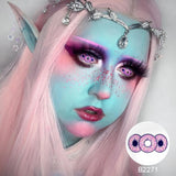 Purpdrank  Colored Contact Lenses 22mm Cosplay for Halloween Double Iris Triple Iris Orochimaru Sclera Lenses Cosmetic Eye Pupils