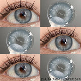 Purpdrank  1pair Color Contact Lenses for Eyes Natural Eye Lens Blue Eye Lenses Brown Lenses Gray Pupils Yearly Green Eye Contacts