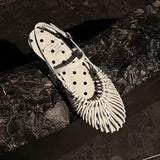 Purpdrank   New Fashion Style Low Heels Bottom Sandals Breathable Woven Toe Cover Holiday Vacation Retro Roman Shoes Women Ankle Strap