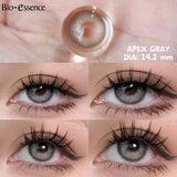 Purpdrank  1 Pair Big Eye Korean Lenses Colored Contact Lenses with Degree Myopia Lenses Green Lenses Black Lenses Prescription