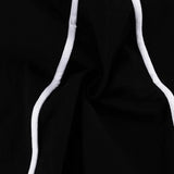 Purpdrank  Casual Loose Splicing Outfits Tracksuit Fashion Two Piece Set for Women Elegant Sleeveless V Neck Vest Top Wide Leg Pants Set