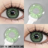 Purpdrank  1pair Gray Color Contact Lenses For Eyes Colored Lenses Blue Lenses Natural Colorful Brown Contact Lenses Yearly Use