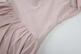 Purpdrank  Sleeveless Backless Slim Fit Ruched Single Breasted Zipper Pleated Cami Mini Dress Solid Sexy Elegant Clothes Party Club