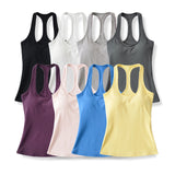 Purpdrank  8 colors 2025 Summer Sexy U collar Chest with Pad Cut Out Shoulder Tank Women Hollow Out Back Crop Top Camisoles Tank Vest Tee
