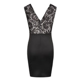 Purpdrank  Fashion Summer Sleeveless Black Lace Dress Ladies Party Night Out Slim Mini Dress Vestidos