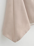 Purpdrank  Sexy Solid Satin Fish bone Corset Style Ruched Chest Strapless Dress Women Hem Asymmetrical Off Shoulder Tube top Party Robe