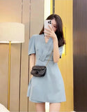 Purpdrank  Short Pink Clothes Mini Dresses for Women 2024 Green Woman Dress Blazer Outfits Sale Luxury New Features of Y2k Harajuku Vintage